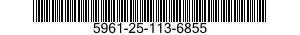 5961-25-113-6855 TRANSISTOR 5961251136855 251136855