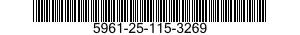 5961-25-115-3269 TRANSISTOR 5961251153269 251153269