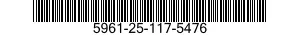 5961-25-117-5476 SEMICONDUCTOR DEVICE,DIODE 5961251175476 251175476