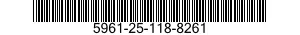 5961-25-118-8261 SEMICONDUCTOR DEVICE,DIODE 5961251188261 251188261
