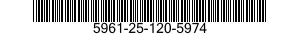 5961-25-120-5974 TRANSISTOR 5961251205974 251205974