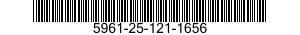 5961-25-121-1656 SEMICONDUCTOR DEVICE 5961251211656 251211656