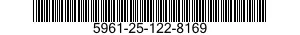 5961-25-122-8169 SEMICONDUCTOR DEVICE 5961251228169 251228169