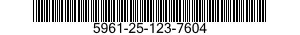 5961-25-123-7604 TRANSISTOR 5961251237604 251237604