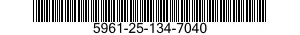 5961-25-134-7040 TRANSISTOR 5961251347040 251347040