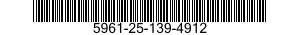 5961-25-139-4912 SEMICONDUCTOR DEVICE,DIODE 5961251394912 251394912