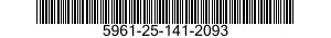 5961-25-141-2093 TRANSISTOR 5961251412093 251412093