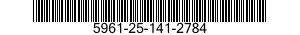 5961-25-141-2784 TRANSISTOR 5961251412784 251412784