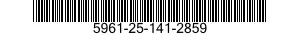 5961-25-141-2859 SEMICONDUCTOR DEVICE 5961251412859 251412859