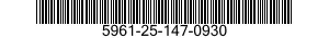 5961-25-147-0930 TRANSISTOR 5961251470930 251470930