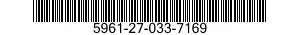 5961-27-033-7169 TRANSISTOR 5961270337169 270337169