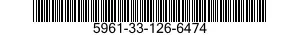 5961-33-126-6474 TRANSISTOR 5961331266474 331266474