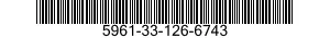 5961-33-126-6743 TRANSISTOR 5961331266743 331266743