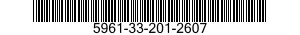 5961-33-201-2607 SEMICONDUCTOR DEVICE,DIODE 5961332012607 332012607