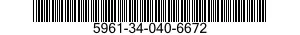 5961-34-040-6672 RECTIFIER,SEMICONDUCTOR DEVICE,UNITIZED 5961340406672 340406672