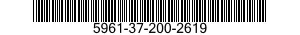 5961-37-200-2619  5961372002619 372002619