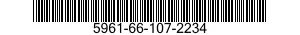 5961-66-107-2234 TRANSISTOR 5961661072234 661072234