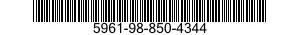 5961-98-850-4344 SEMICONDUCTOR DEVICE,DIODE 5961988504344 988504344
