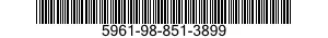 5961-98-851-3899 SEMICONDUCTOR DEVICE,DIODE 5961988513899 988513899
