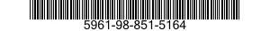 5961-98-851-5164 TRANSISTOR 5961988515164 988515164