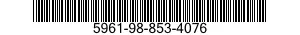 5961-98-853-4076 TRANSISTOR 5961988534076 988534076