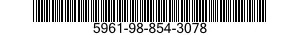 5961-98-854-3078 TRANSISTOR 5961988543078 988543078