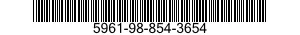 5961-98-854-3654 TRANSISTOR 5961988543654 988543654