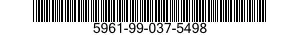5961-99-037-5498 SEMICONDUCTOR DEVICE,DIODE 5961990375498 990375498