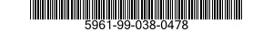 5961-99-038-0478  5961990380478 990380478