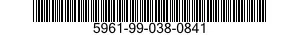 5961-99-038-0841 SEMICONDUCTOR DEVICE,DIODE 5961990380841 990380841
