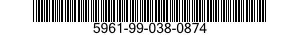5961-99-038-0874  5961990380874 990380874
