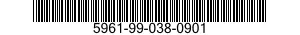 5961-99-038-0901 SEMICONDUCTOR DEVICE,DIODE 5961990380901 990380901