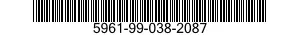 5961-99-038-2087 TRANSISTOR 5961990382087 990382087