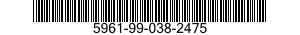 5961-99-038-2475  5961990382475 990382475