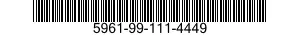 5961-99-111-4449 TRANSISTOR 5961991114449 991114449