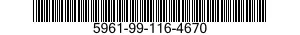 5961-99-116-4670 TRANSISTOR 5961991164670 991164670