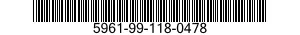 5961-99-118-0478 SEMICONDUCTOR DEVICE,DIODE 5961991180478 991180478