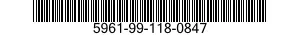 5961-99-118-0847 TRANSISTOR 5961991180847 991180847