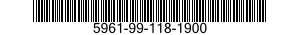 5961-99-118-1900 MOUNTING PAD,ELECTRICAL-ELECTRONIC COMPONENT 5961991181900 991181900