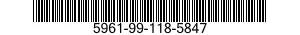 5961-99-118-5847 SEMICONDUCTOR DEVICE,DIODE 5961991185847 991185847