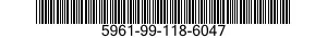 5961-99-118-6047 TRANSISTOR 5961991186047 991186047