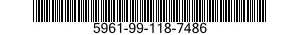 5961-99-118-7486 TRANSISTOR 5961991187486 991187486