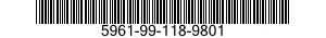 5961-99-118-9801 SEMICONDUCTOR DEVICE,DIODE 5961991189801 991189801