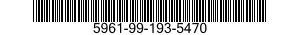 5961-99-193-5470 TRANSISTOR 5961991935470 991935470