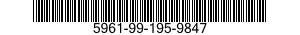 5961-99-195-9847 SEMICONDUCTOR DEVICE,DIODE 5961991959847 991959847
