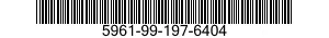 5961-99-197-6404 SEMICONDUCTOR DEVICE,DIODE 5961991976404 991976404