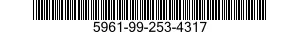 5961-99-253-4317 HEAT SINK,ELECTRICAL-ELECTRONIC COMPONENT 5961992534317 992534317