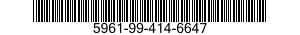 5961-99-414-6647 SEMICONDUCTOR DEVICE,DIODE 5961994146647 994146647