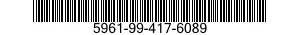 5961-99-417-6089 TRANSISTOR 5961994176089 994176089