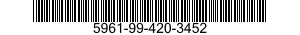 5961-99-420-3452 SEMICONDUCTOR DEVICE,DIODE 5961994203452 994203452